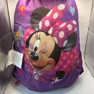 Disney Sleeping Bag 30x54 Inch Purple Pink Kids Character Minnie Daisy Duck Cozy